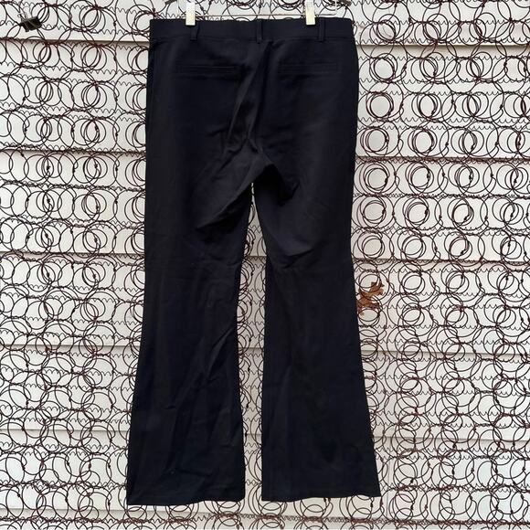 Betabrand Boot Cut Classic Black Dress Yoga Pants Medium Petite - Picture 3 of 4